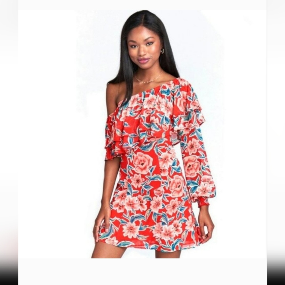 Show Me Your Mumu Watson one shoulder mini dress NWT